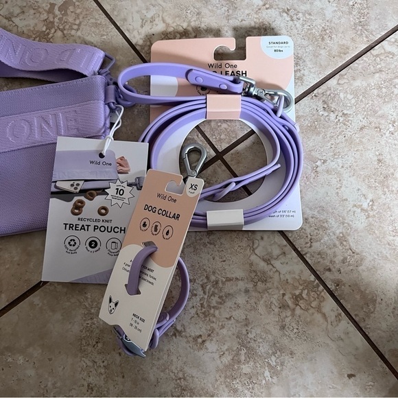 NEW Wild One leash and collar set with treat pouch - Picture 5 of 16
